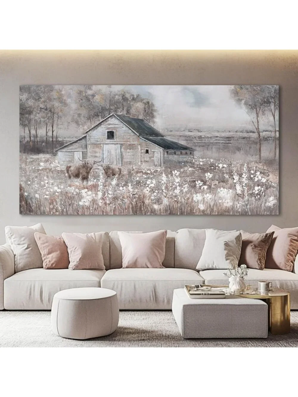 Floral Canvas Wall Art - Large 29